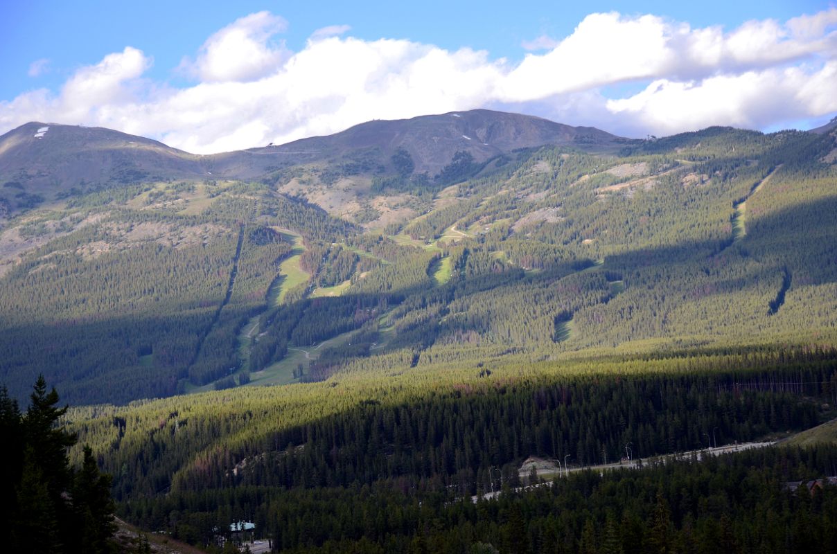 01 Lake Louise Ski Area On Mount Whitehorn In Summer